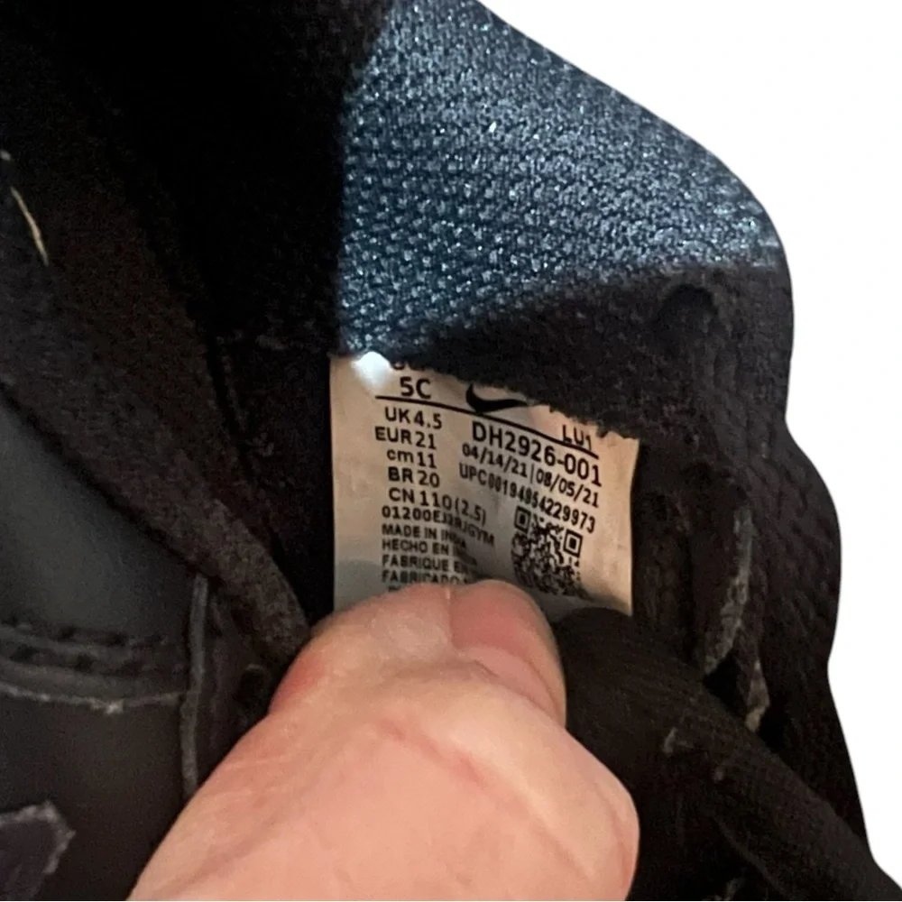 Nike Force 1 LE Baby/Toddler Shoe Sneakers‎ Size 5C Black